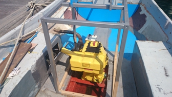 New battery compartment created and framework for steering console started