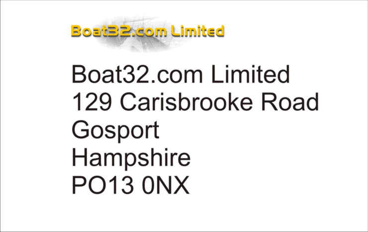 Boat32.com address label